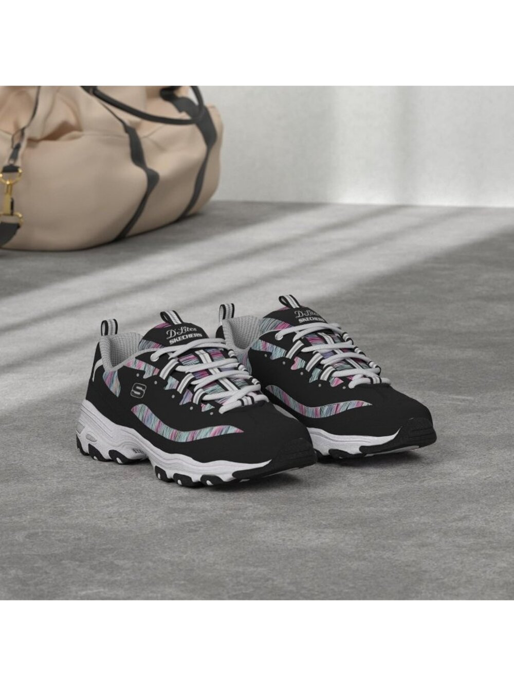 Skechers Women's DLites Interlude Sneaker black